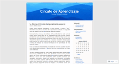 Desktop Screenshot of circulodeaprendizaje.wordpress.com