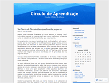 Tablet Screenshot of circulodeaprendizaje.wordpress.com