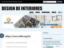 Tablet Screenshot of designdeinterioressenac.wordpress.com