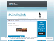 Tablet Screenshot of nawanagar.wordpress.com