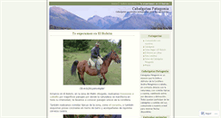 Desktop Screenshot of cabalgataspatagonia.wordpress.com