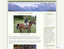 Tablet Screenshot of cabalgataspatagonia.wordpress.com