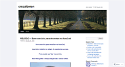 Desktop Screenshot of crscalderon.wordpress.com