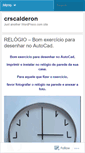 Mobile Screenshot of crscalderon.wordpress.com