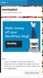 Mobile Screenshot of mantapbet.wordpress.com