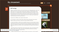 Desktop Screenshot of dryamusement.wordpress.com