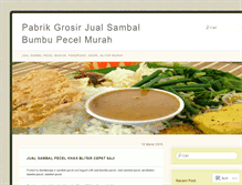 Tablet Screenshot of bumburaja.wordpress.com