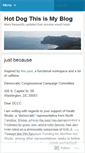 Mobile Screenshot of hotdogthisismyblog.wordpress.com