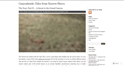 Desktop Screenshot of canyoneering.wordpress.com
