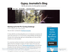 Tablet Screenshot of gypsyjournalist.wordpress.com