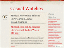 Tablet Screenshot of casualwatches20.wordpress.com