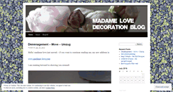 Desktop Screenshot of madamelove.wordpress.com