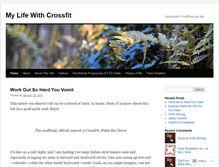 Tablet Screenshot of crossfitliving.wordpress.com