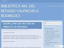 Tablet Screenshot of bibliotecasecundaria5.wordpress.com