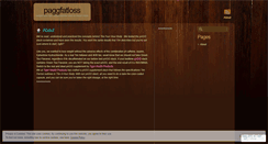 Desktop Screenshot of paggfatloss.wordpress.com