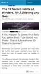 Mobile Screenshot of 12secrethabitsofwinners.wordpress.com