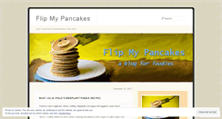 Desktop Screenshot of flipmypancakes.wordpress.com