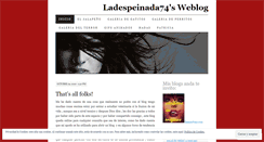 Desktop Screenshot of ladespeinadadelblogspot.wordpress.com