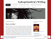 Tablet Screenshot of ladespeinadadelblogspot.wordpress.com