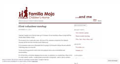 Desktop Screenshot of familiamojaandme.wordpress.com