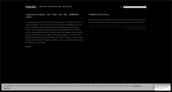 Desktop Screenshot of hanitomusica.wordpress.com