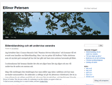 Tablet Screenshot of ellinorpetersen.wordpress.com