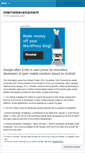 Mobile Screenshot of internetdevelopment.wordpress.com