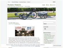 Tablet Screenshot of floridatriking.wordpress.com