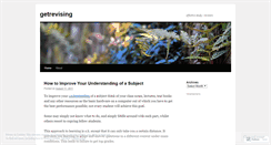 Desktop Screenshot of getrevising.wordpress.com