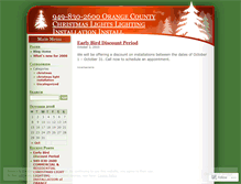 Tablet Screenshot of orangecountychristmaslights.wordpress.com