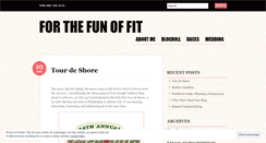 Desktop Screenshot of forthefunoffit.wordpress.com