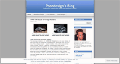 Desktop Screenshot of poordesign.wordpress.com