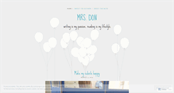 Desktop Screenshot of missisdon.wordpress.com