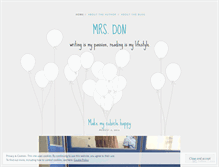 Tablet Screenshot of missisdon.wordpress.com