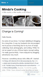 Mobile Screenshot of mindascooking.wordpress.com