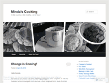 Tablet Screenshot of mindascooking.wordpress.com