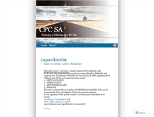 Tablet Screenshot of cpcsa.wordpress.com