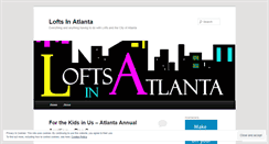 Desktop Screenshot of loftsinatlanta.wordpress.com