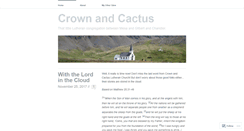 Desktop Screenshot of crownandcactus.wordpress.com