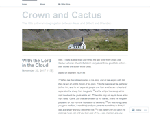 Tablet Screenshot of crownandcactus.wordpress.com