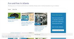 Desktop Screenshot of funandfreeatlanta.wordpress.com