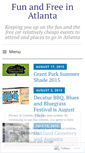 Mobile Screenshot of funandfreeatlanta.wordpress.com