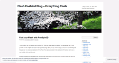 Desktop Screenshot of flashenabled.wordpress.com