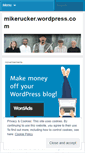 Mobile Screenshot of mikerucker.wordpress.com