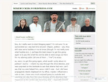 Tablet Screenshot of mikerucker.wordpress.com