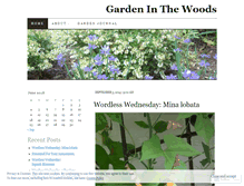 Tablet Screenshot of gardeninthewoods.wordpress.com