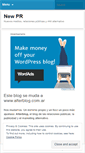 Mobile Screenshot of newprblog.wordpress.com