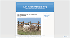 Desktop Screenshot of karlmecklenburg.wordpress.com