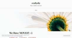 Desktop Screenshot of craftydiy.wordpress.com