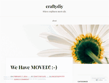 Tablet Screenshot of craftydiy.wordpress.com